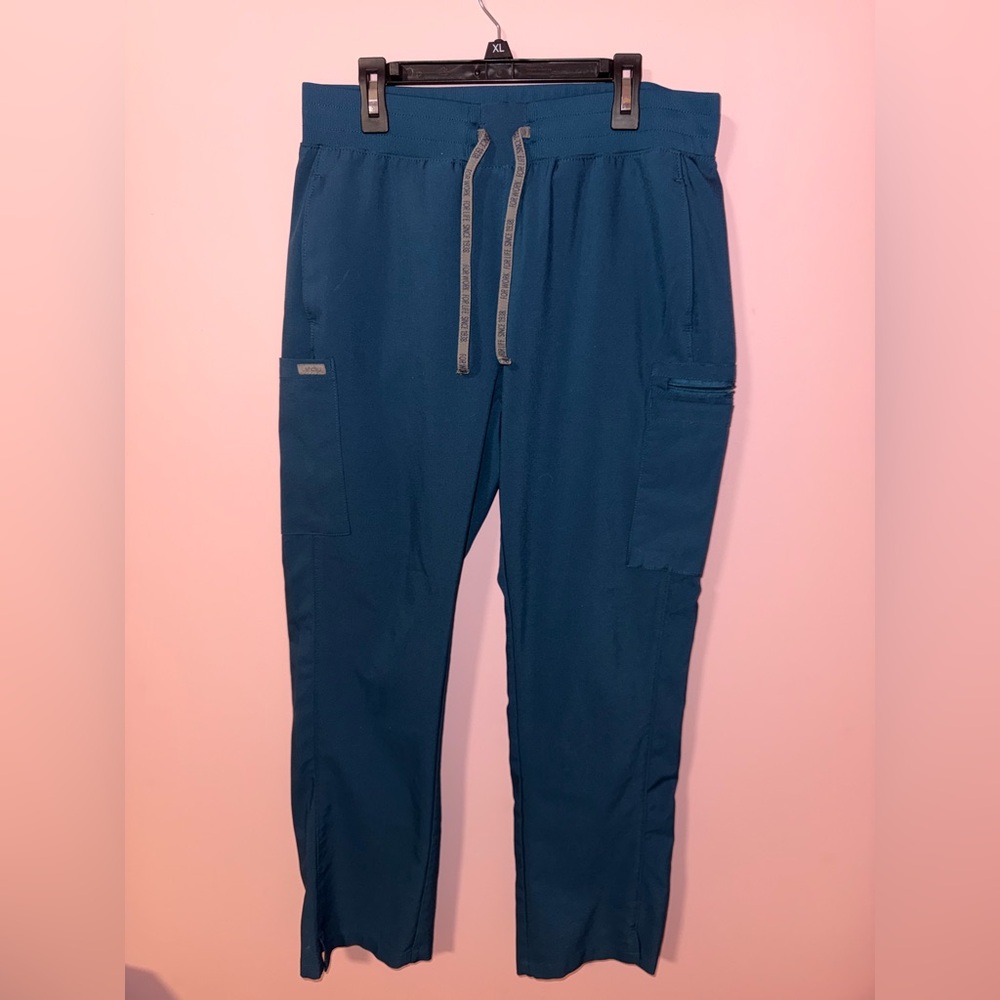 Women’s Landau Caribbean Blue Scrub Pants